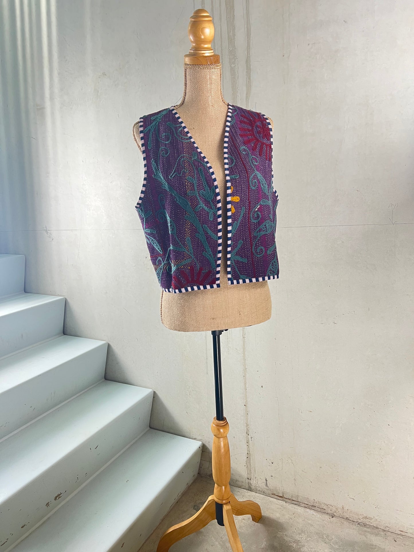 VEST * GRO KANTHA SUZANI VEST MILA * Sissel Edelbo x Loulàlà Atelier