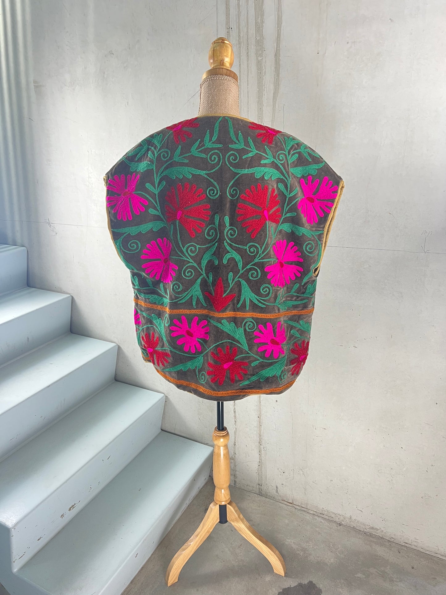 VEST * PRESTON VELVET SUZANI VEST REVERSIBLE * Sissel Edelbo x Loulàlà Atelier