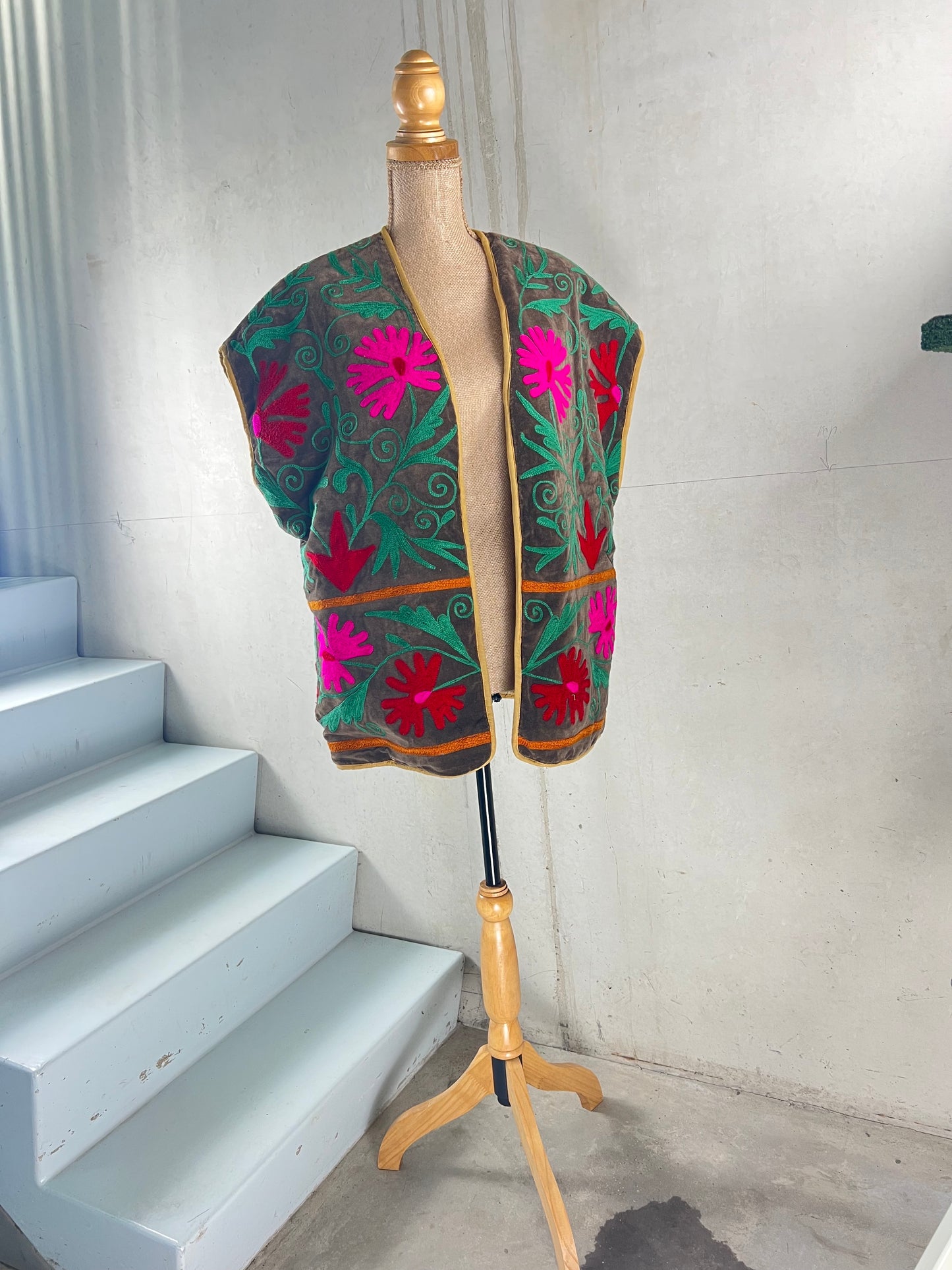 VEST * PRESTON VELVET SUZANI VEST REVERSIBLE * Sissel Edelbo x Loulàlà Atelier