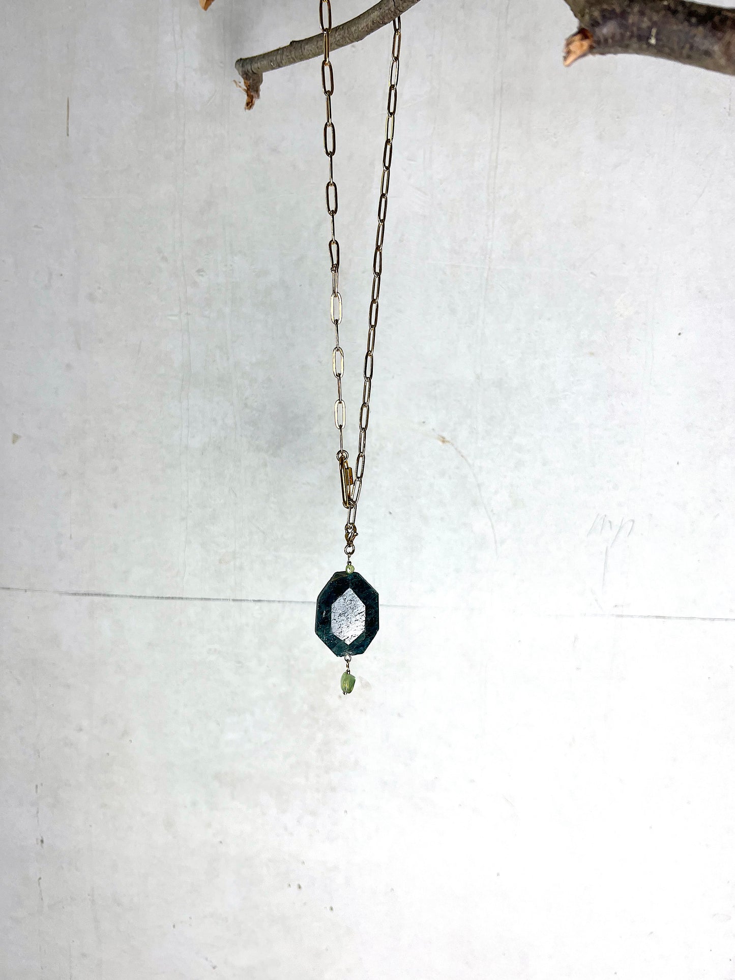Rhapsody in Grey and Green * PENDANT