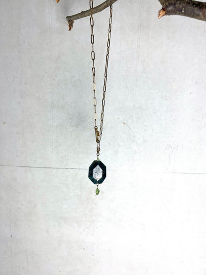 Rhapsody in Grey and Green * PENDANT