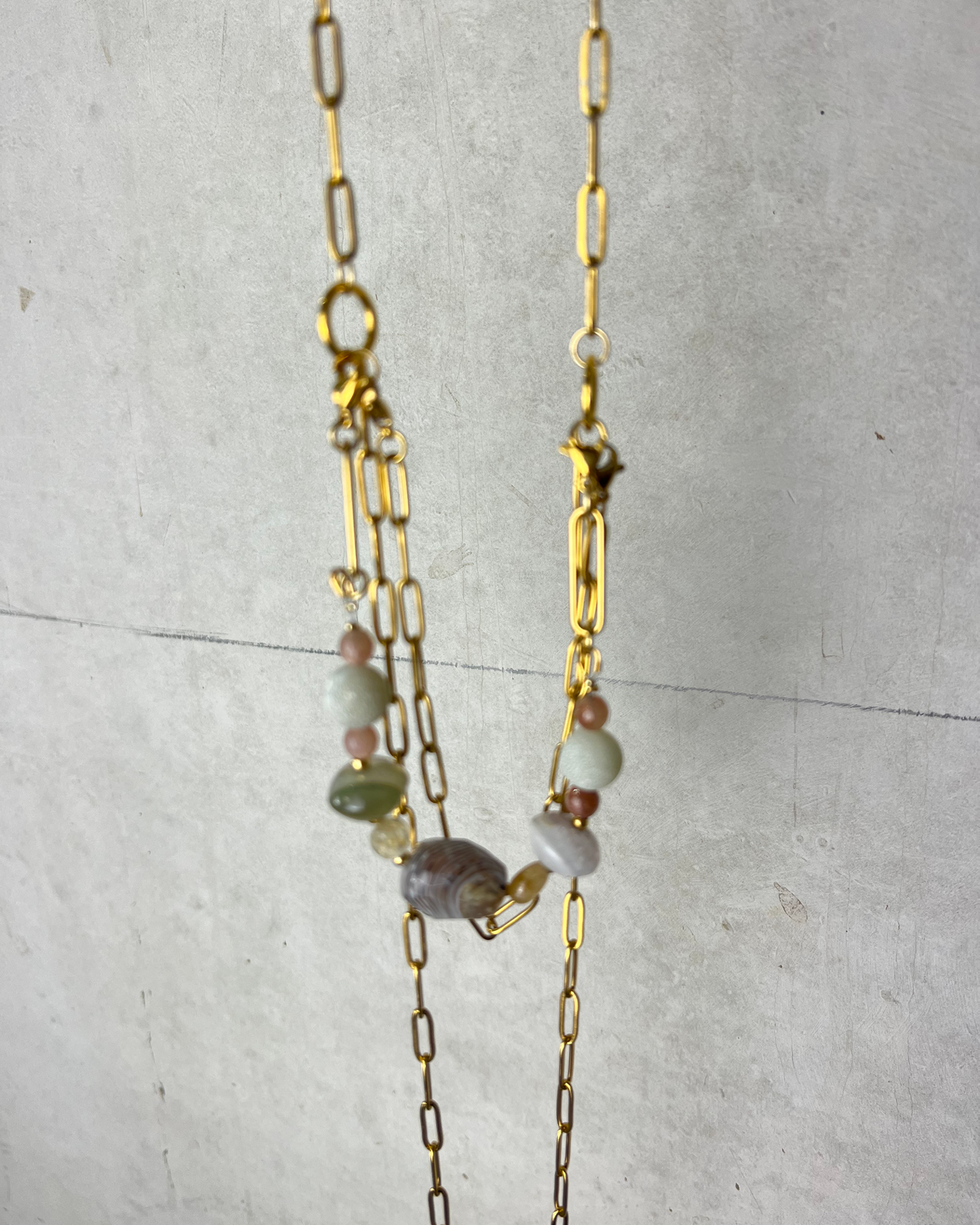Himalaya Dream Necklace * gold toned handcrafted by Loulala Atelier