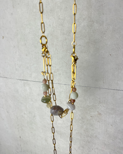 Himalaya Dream Necklace * gold toned handcrafted by Loulala Atelier