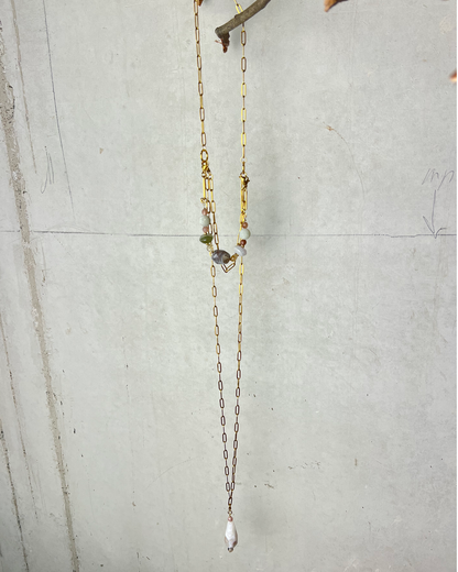 Himalaya Dream Necklace * gold toned handcrafted by Loulala Atelier