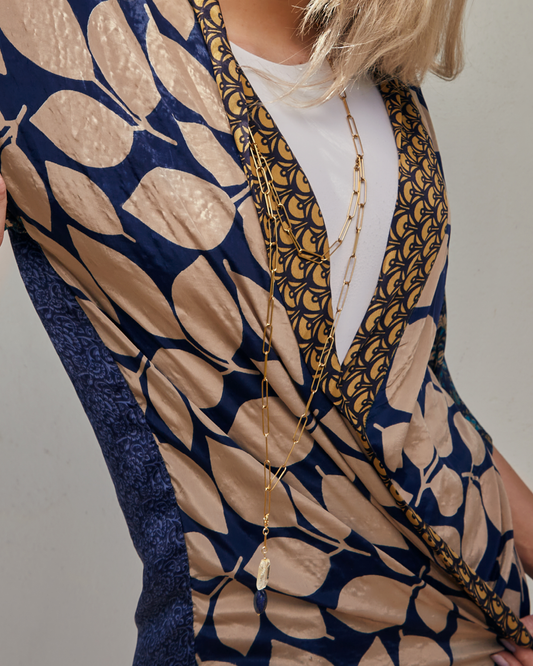 Ocean Diva Necklace * gold toned