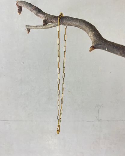 The Loulàlà City Style Statement Lock Essential Necklace * gold-toned