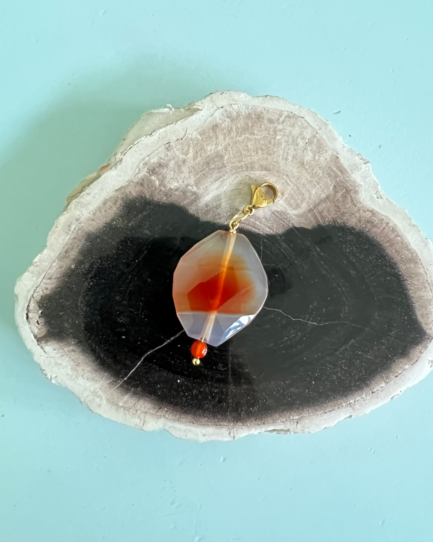 crush on asia * PENDANT and charm designed by Loulàlà Atelier handmade and personal pendant organic gemstone crafted