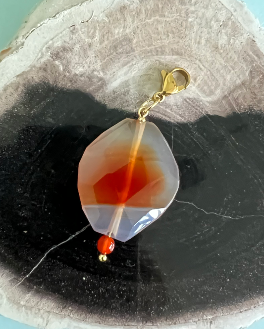 crush on asia * PENDANT and charm designed by Loulàlà Atelier handmade and personal pendant organic gemstone crafted