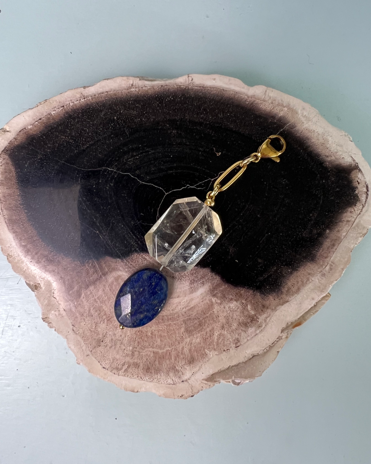 ocean diva * PENDANT and charm designed by Loulàlà Atelier handmade and personal pendant organic gemstone crafted