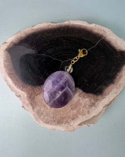 downtown manhattan * PENDANT and charm designed by Loulàlà Atelier handmade and personal pendant organic gemstone crafted