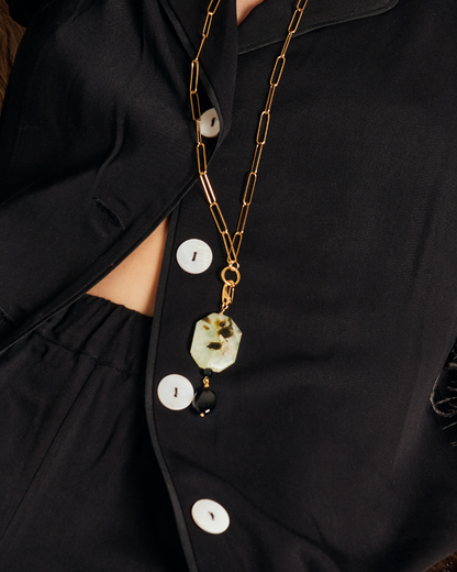by the fireplace * PENDANT and charm designed by Loulàlà Atelier handmade and personal pendant organic gemstone crafted