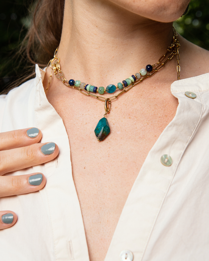 Brazilian headquarters * PENDANT and charm designed by Loulàlà Atelier handmade and personal pendant organic gemstone crafted 