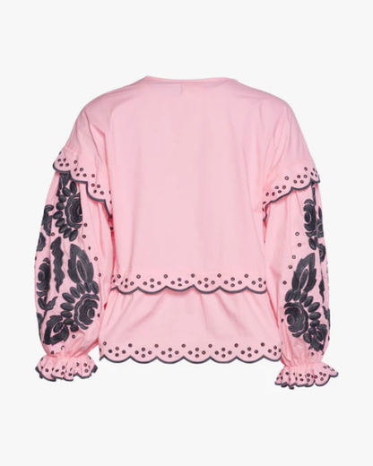 MARTHA ORGANIC COTTON TOP * LIGHT PINK _ Loulala Atelier _ Sissel Edelbo