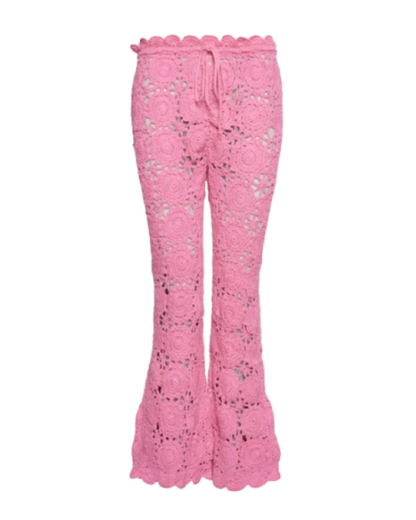 WILMA CROCHET PANTS * PINK BLUSH _ Loulala Atelier _ Sissel Edelbo