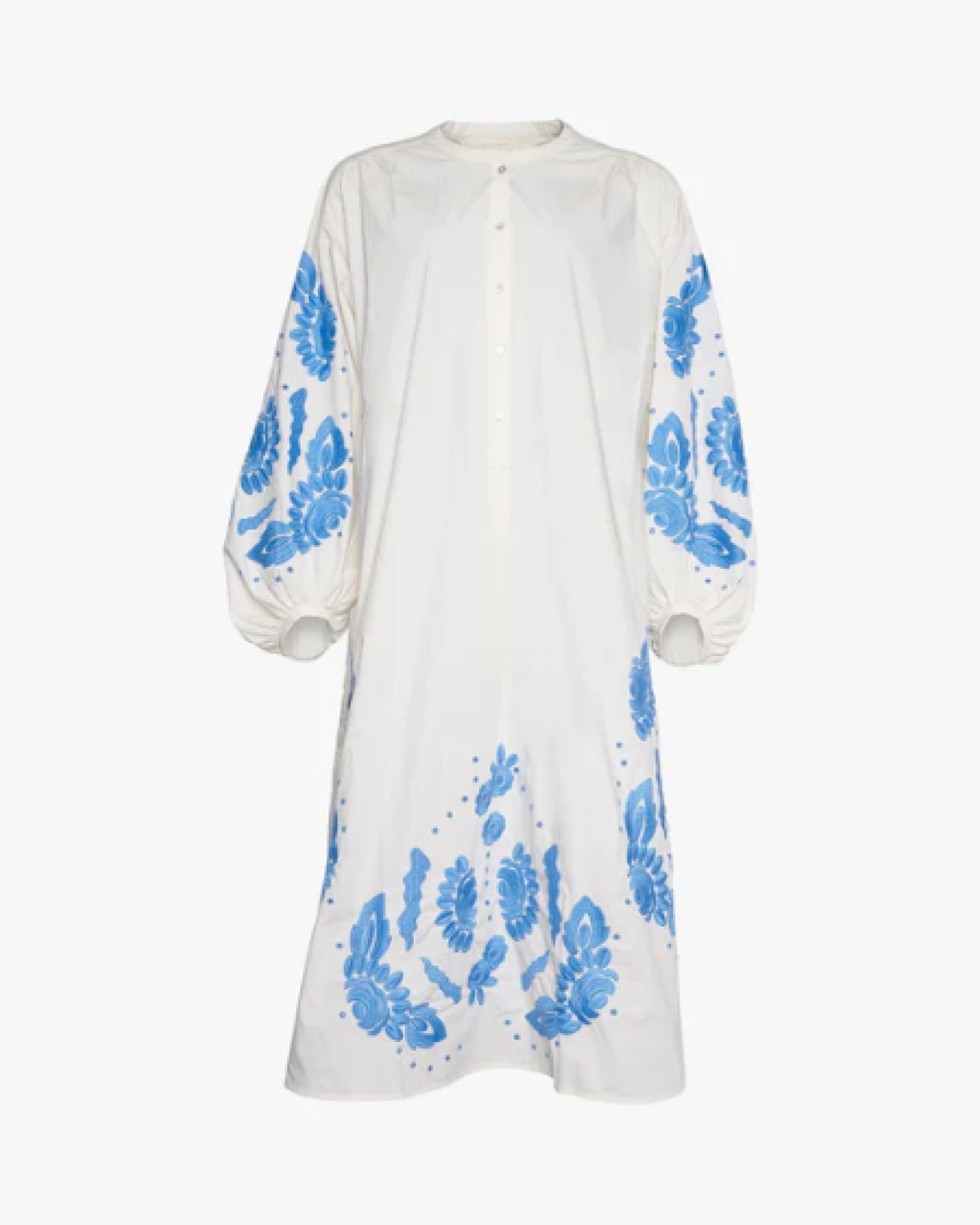 RIKKE ORGANIC COTTON SHIRT DRESS _ CREAM _ Loulala Atelier _ Sissel Edelbo