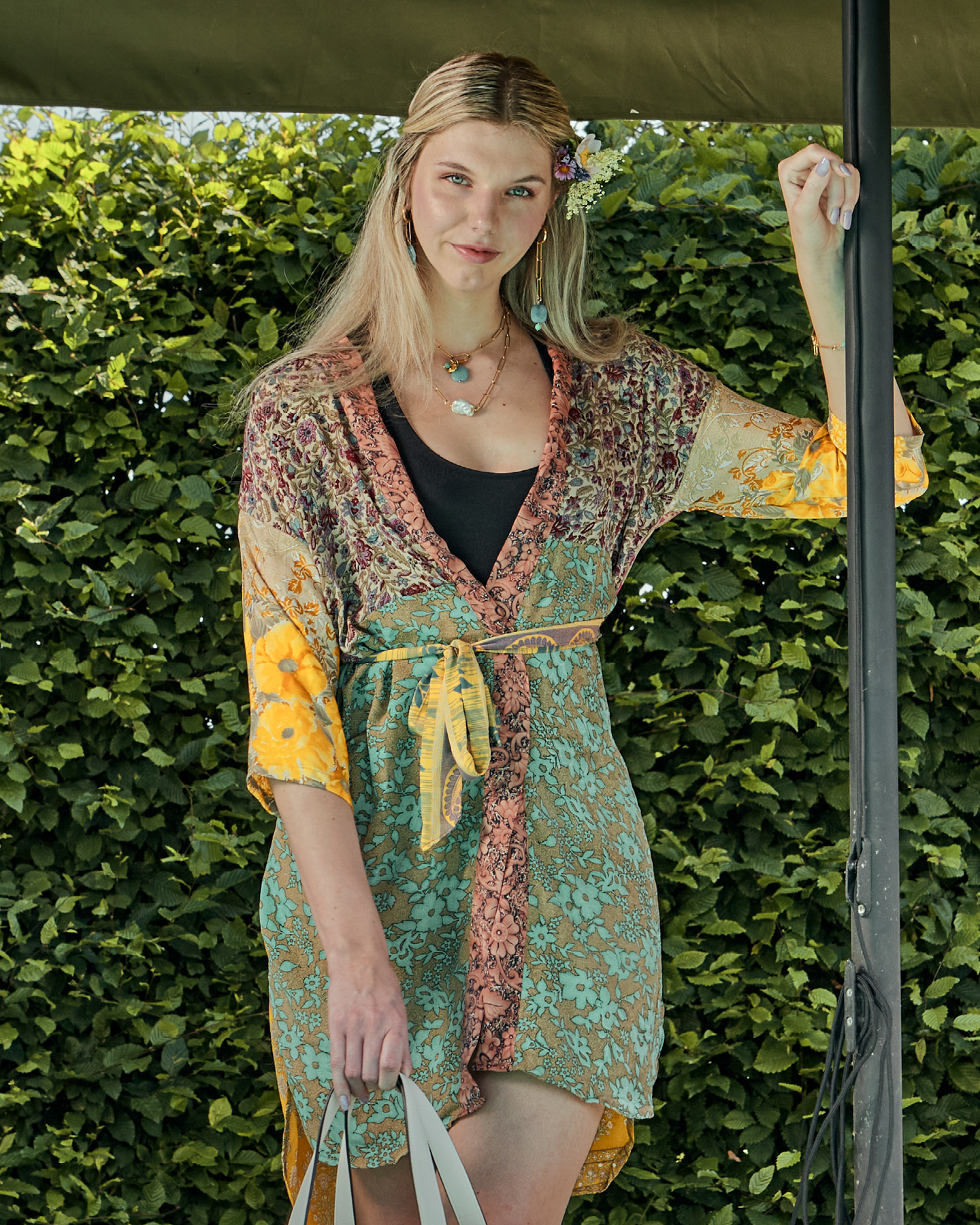 KIMONO * Magnolia Long Mix Kimono * Sissel Edelbo x Loulàlà Atelier