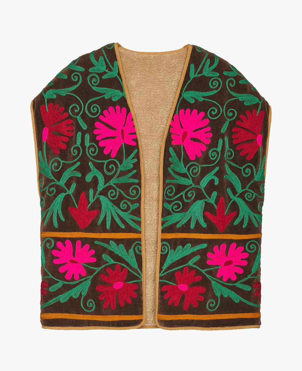 VEST * PRESTON VELVET SUZANI VEST REVERSIBLE * Sissel Edelbo x Loulàlà Atelier