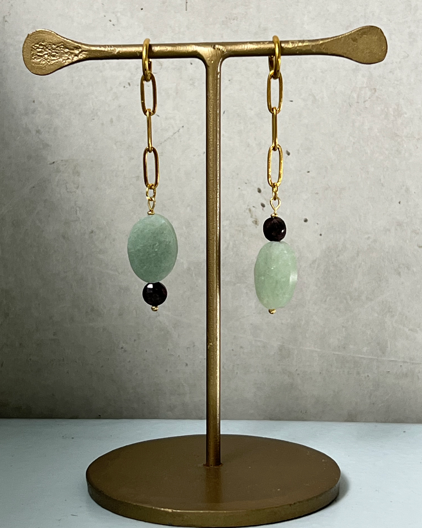 Rosebud & Pearl Earrings * gold-toned