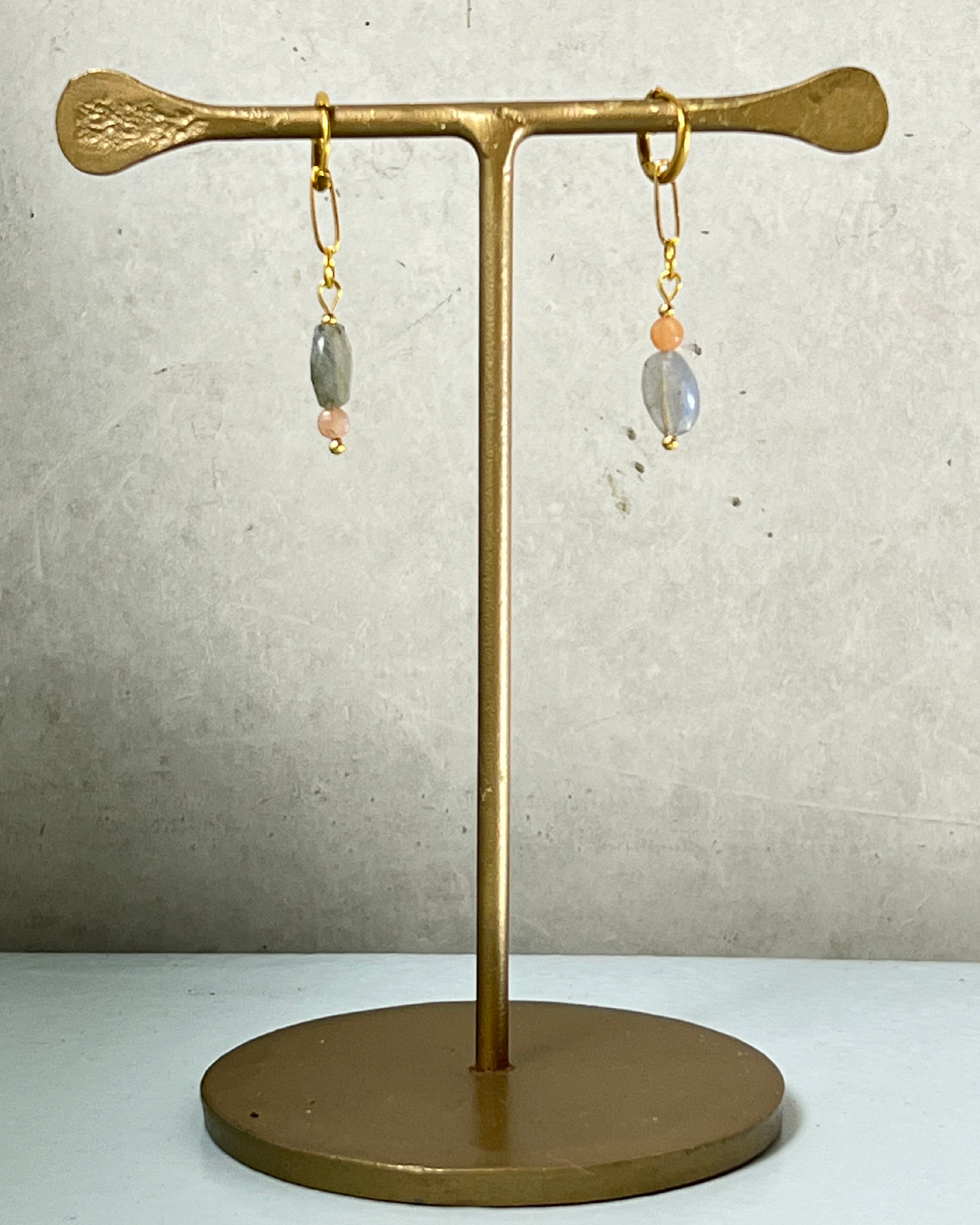 Downtown Manhattan Earrings * gold-toned handcrafted unique pieces earrings by Loulala Atelier
