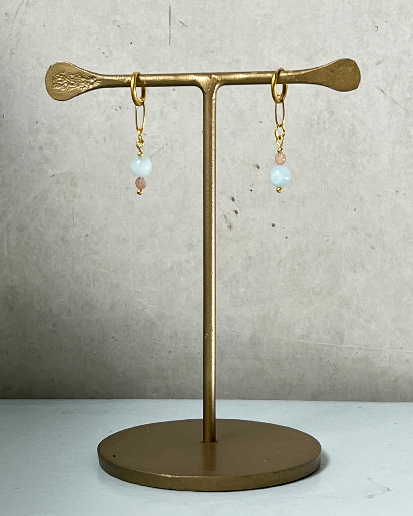 Downtown Manhattan Earrings * gold-toned handcrafted unique pieces earrings by Loulala Atelier