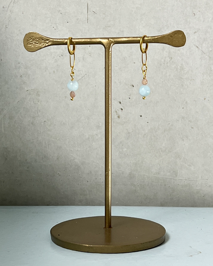Downtown Manhattan Earrings * gold-toned handcrafted unique pieces earrings by Loulala Atelier